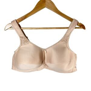 Amoena Kelly Wireless Mastectomy Bra Nude Size US 44B